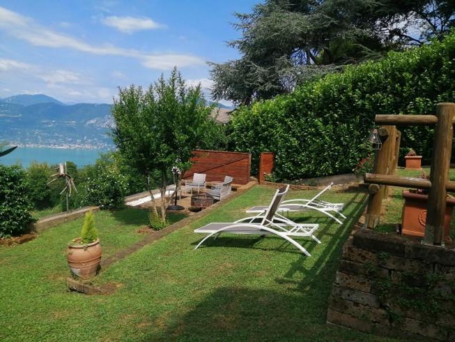 B&B Da Paolo Con Vista Lago Di Garda San Zeno di Montagna Exterior photo